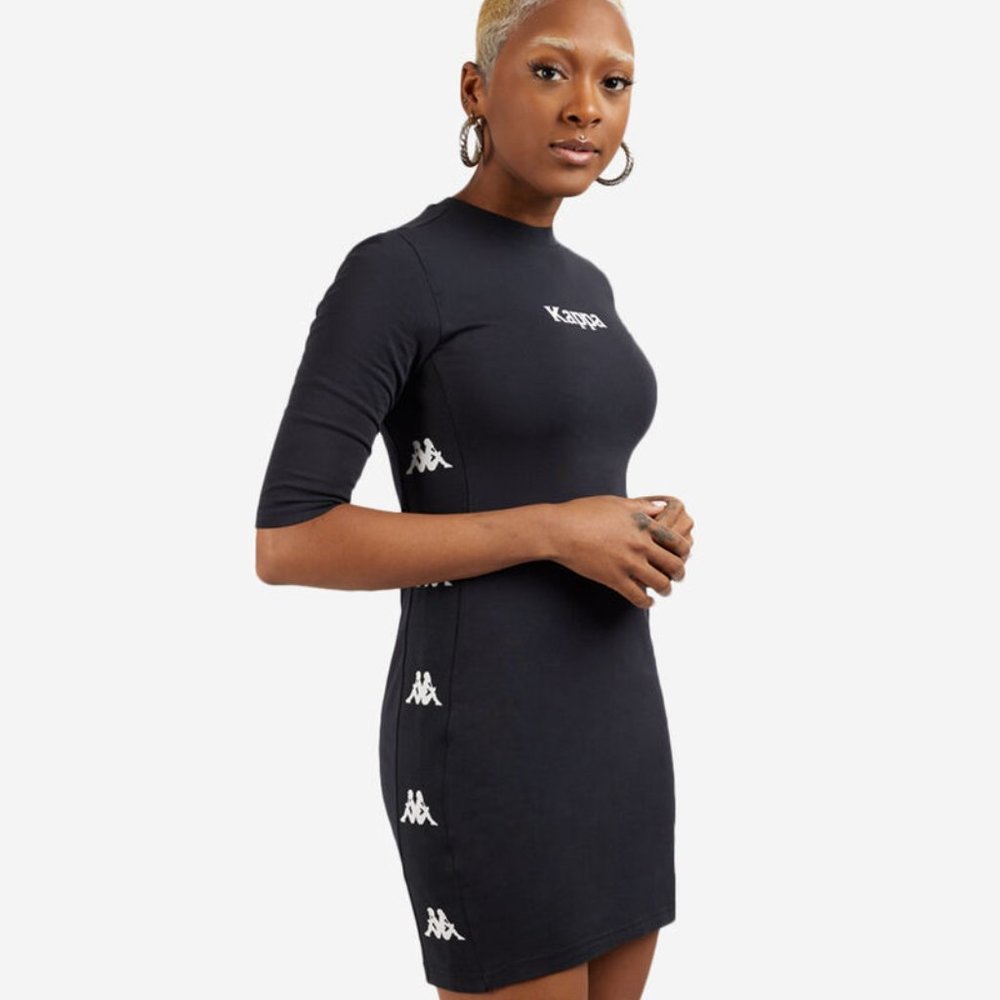 Kappa Authentic Vublao Dress Women's (Black) Size Large